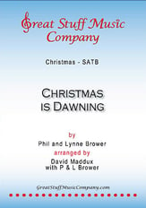 Christmas is Dawning SATB choral sheet music cover